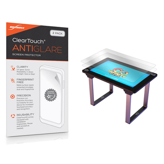 BoxWave Screen Protector Compatible with Arcade1Up Infinity Game Table (32 in) - ClearTouch Anti-Glare (2-Pack)  Anti-Fingerprint Matte Film Skin