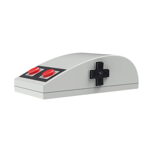 8Bitdo N30 Wireless Mouse - 2.4GHz, Plastic, White and Red, Compatible with PC Windows and macOS, Model 6922621500599