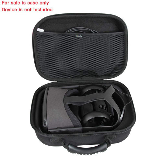 adada Hard Travel Case for Meta Quest 3/Oculus Quest 2 - Black VR Headset Storage Solution