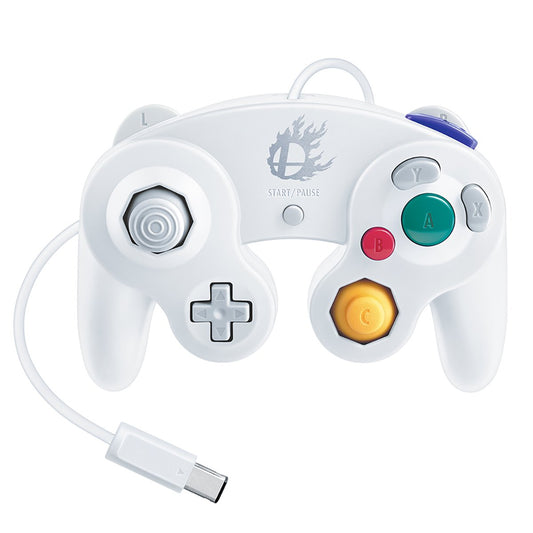 Nintendo Super Smash Bros. Gamecube Controller - DOL-A-CWB(JPN) - White Classic Design