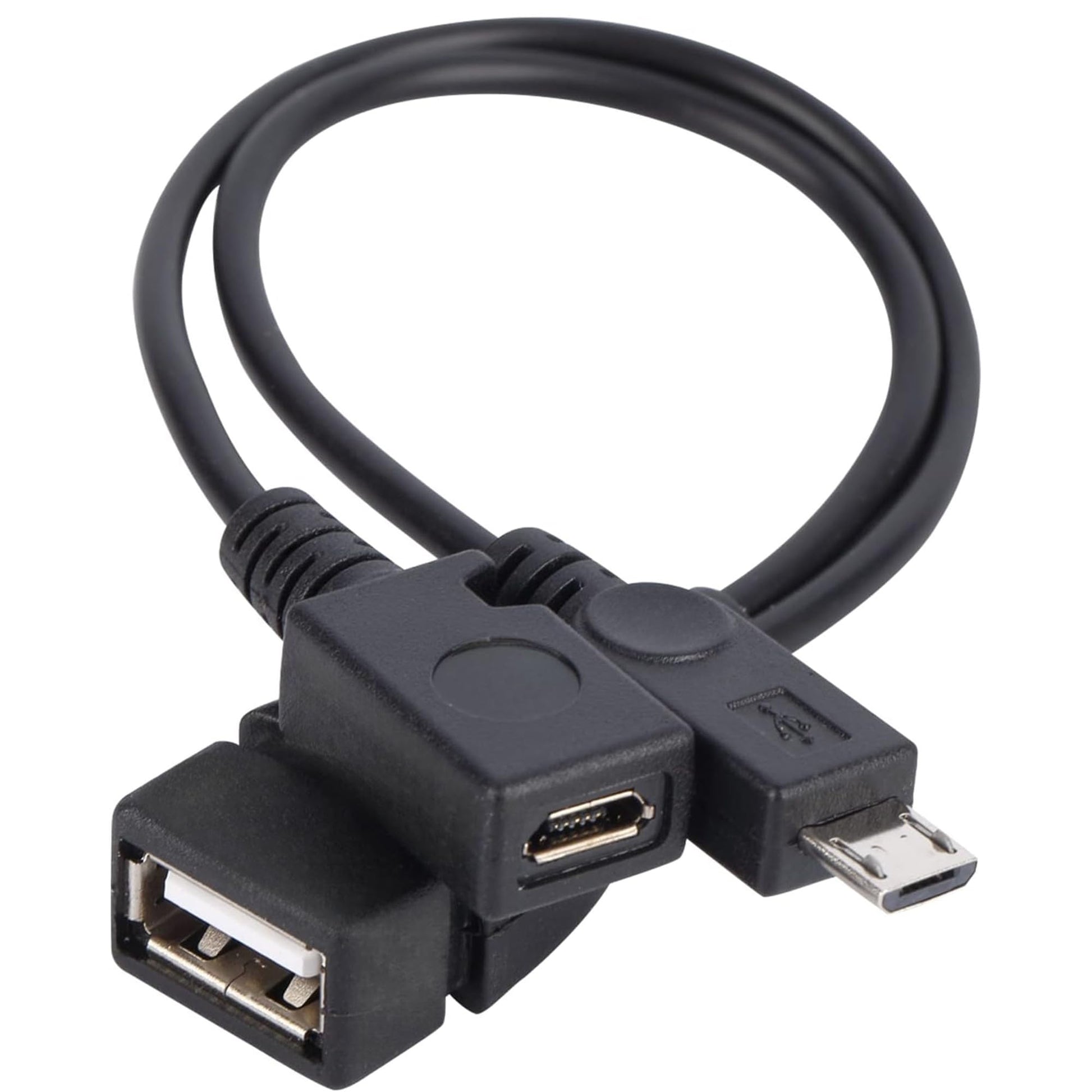 TV xStream OTG Power Cable for Firestick 4K - High-Speed USB Adapter, 6-Inch, Black, Model 4351658914