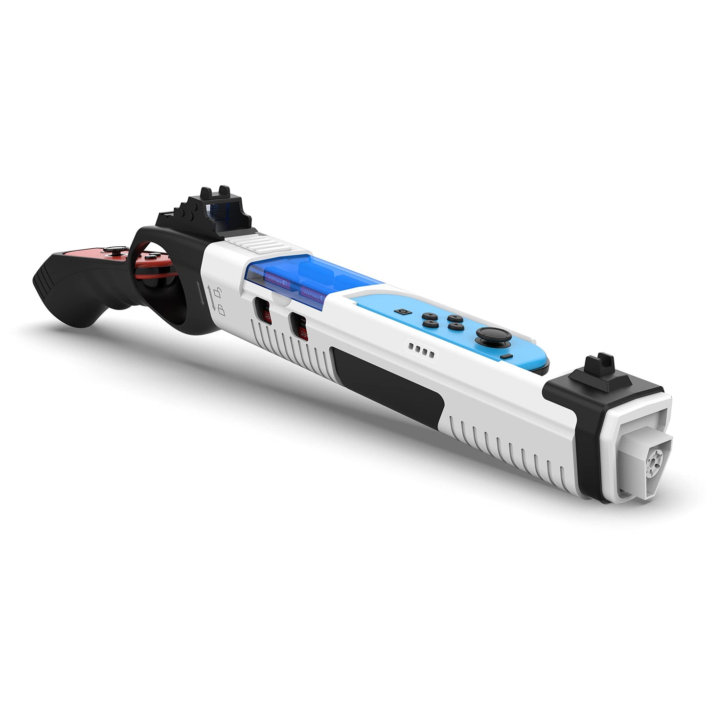 GH Joy con Gun Controller for Nintendo Switch 1 (OLED) Shooting Games  Resident Evil  Cabelas  Sniper Elite  Doom  Hunting Simulator  Wolfenstein  Payday  Joycon Gun Grip White