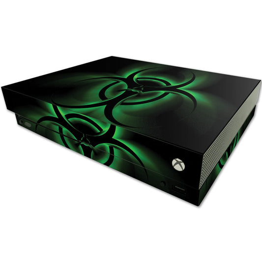 MIGHTY SKINS MightySkins Skin for Microsoft One X Console - Bio Glare, Durable Vinyl Decal, Easy to Apply and Remove