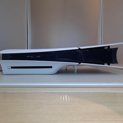XBERSTAR PS5 Slim Console Stand - Horizontal Bracket Holder with Cooling Feet, Anti-Slip - 6.0x5.0x2.0cm, Disc Edition-A