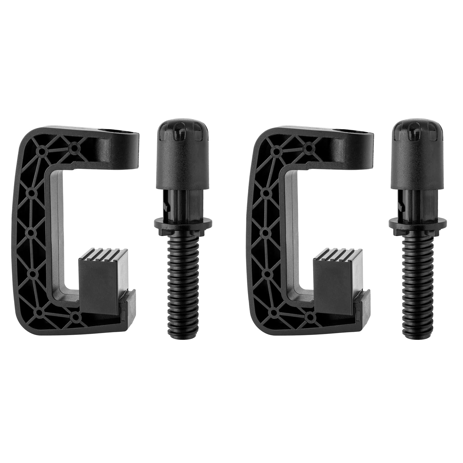 YIBEICO 2 pcs Steering Wheel Fixing Clamp for Logitech G25 G27 G29 G920 G923  Replacement Fixed Clamp Clip Screw Bolt