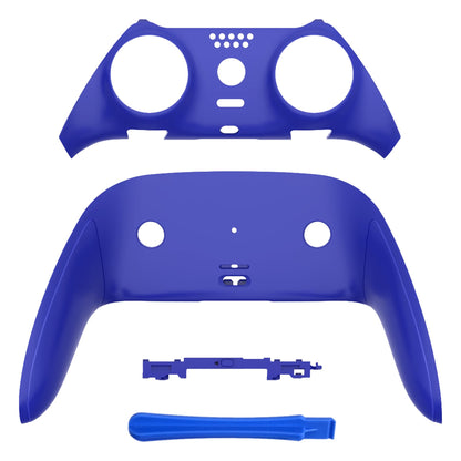 eXtremeRate PS5 Edge Controller Trim Shell - Custom Blue Front & Back Clip Plates, Model CXQEGP003