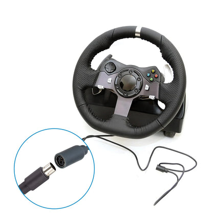 CSDWELL USB Breakaway Cable for Logitech & Thrustmaster Wheels, Model KB26, Grey