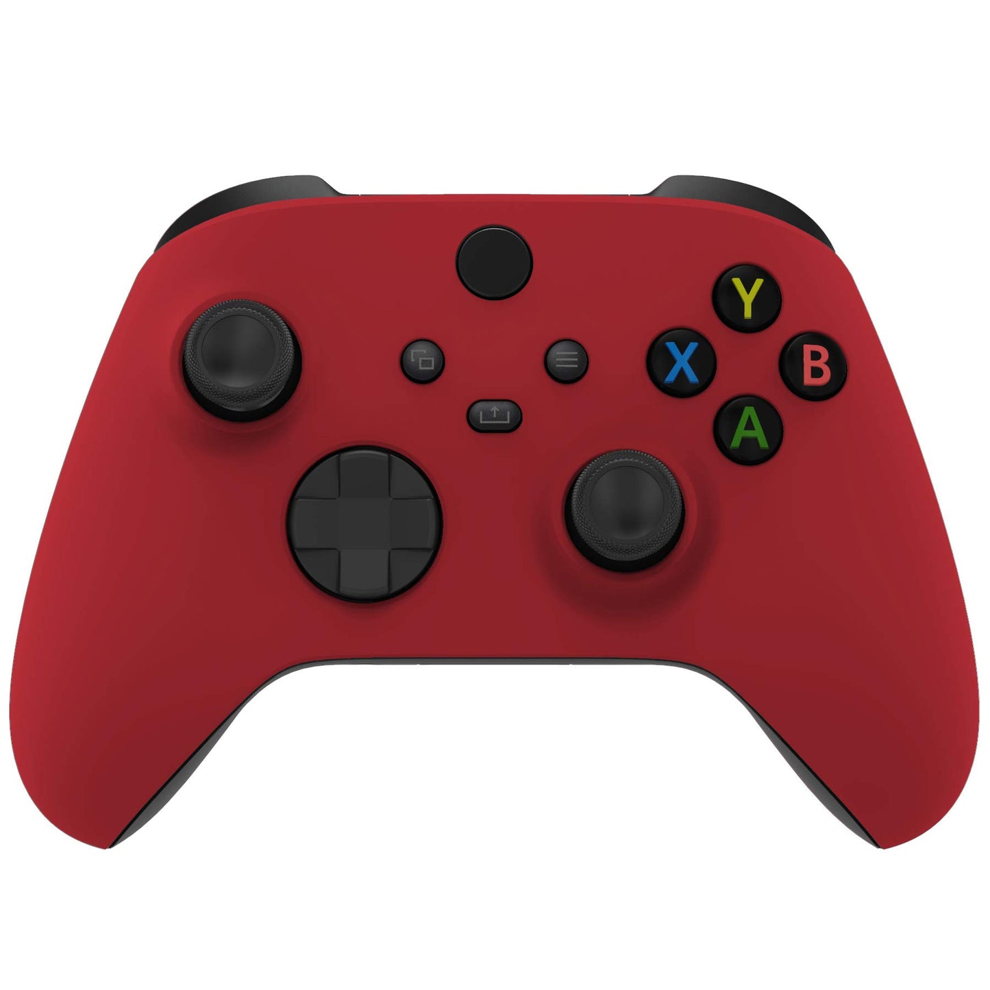 eXtremeRate Replacement Shell for Xbox Series X & S Controller - Personalized Upgrade - Passion Red Soft Touch Grip Custom Cover