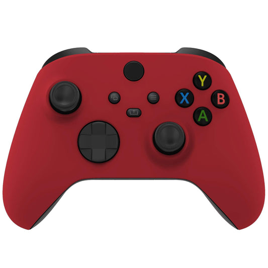eXtremeRate Replacement Shell for Xbox Series X & S Controller - Personalized Upgrade - Passion Red Soft Touch Grip Custom Cover