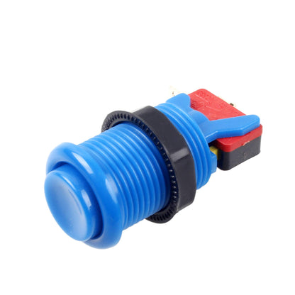 EG STARTS 6X Arcade Push Button - Happ Type 30mm, Switchable, Blue, Model MS-BUT for Jamma Mame Kit