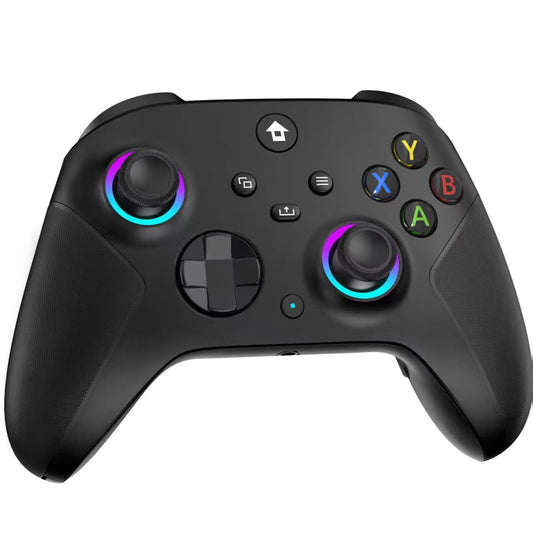 SZDILONG 2.4GHz Wireless Controller for Xbox Controller  Xbox One Series X|S Consoles  PC Windows  Steam  with 7 Colors RGB Light/1000mAh Battery/Programmable/Turbo  Dual Vibration/3.5mm Audio Jack