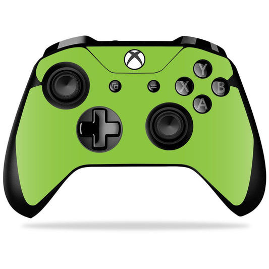 MIGHTY SKINS Xbox One X Controller Skin - Solid Lime Green, Durable Vinyl Wrap, Easy to Apply & Remove, Made in the USA