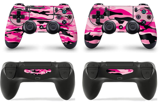 giZmoZ n gadgetZ PS4 Controller Skins - Full Wrap Vinyl Sticker, 2.36x4.72in, Pink Camo, Model GNG-PS4-PINK-C