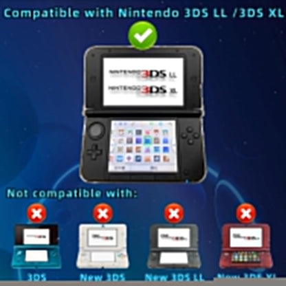 OSTENT 3DS XL LL Clear Crystal Hard Guard Case Cover - Protective Skin Shell, Color Clear, Model 037201