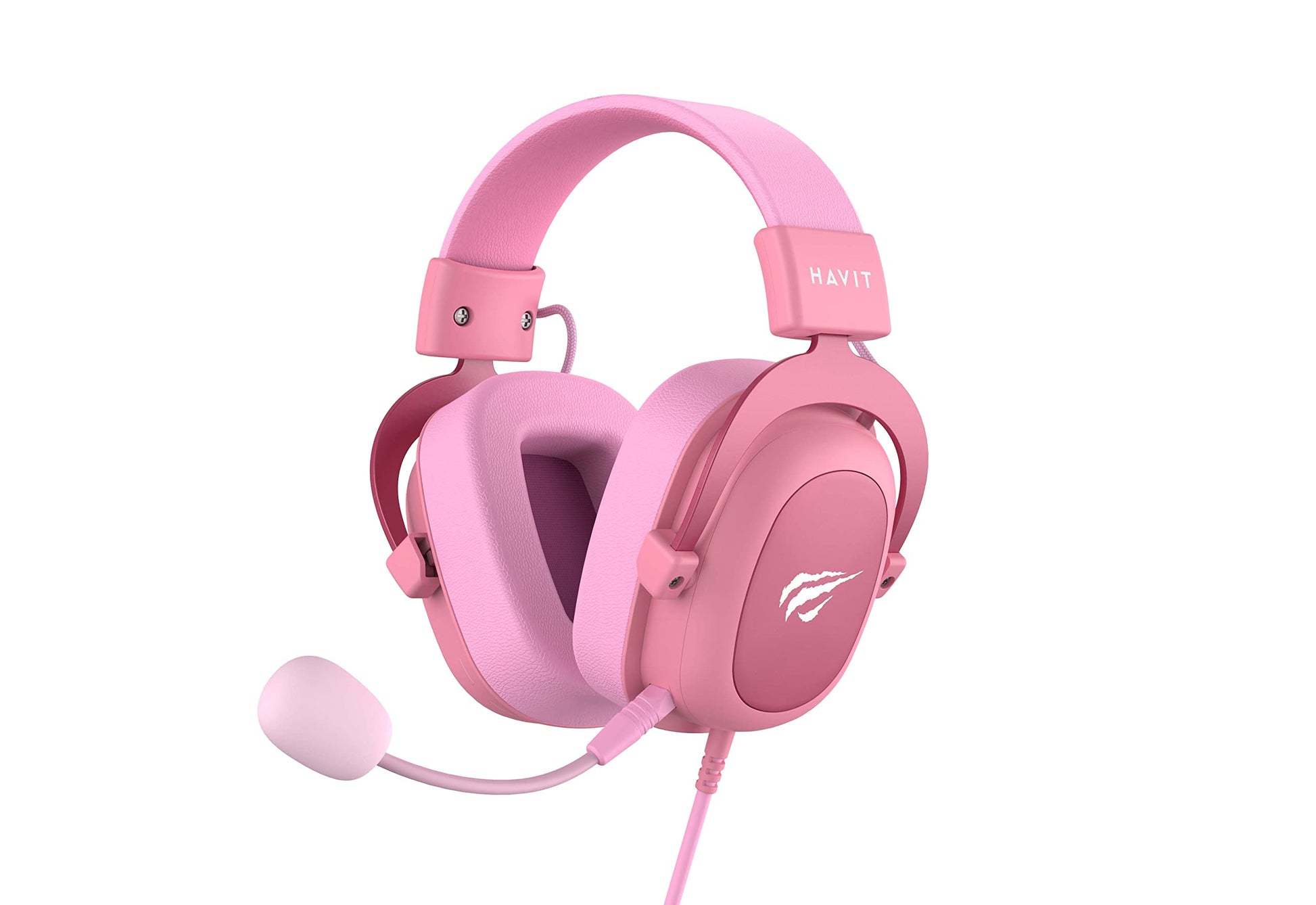 havit HV-H2002d Pink Gaming Headset Headset with Microphone, Speaker 53mm, Plug 3, 5mm: Compatible with XBOX ONE and PS4, HAVIT,