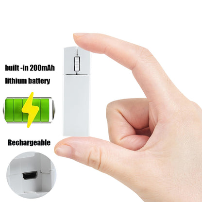 elec Space Wireless Mini Finger Mouse - Silent Bluetooth & 2.4GHz, Ergonomic, Portable, White, Model 78b13e75-39f1-493b-a83c