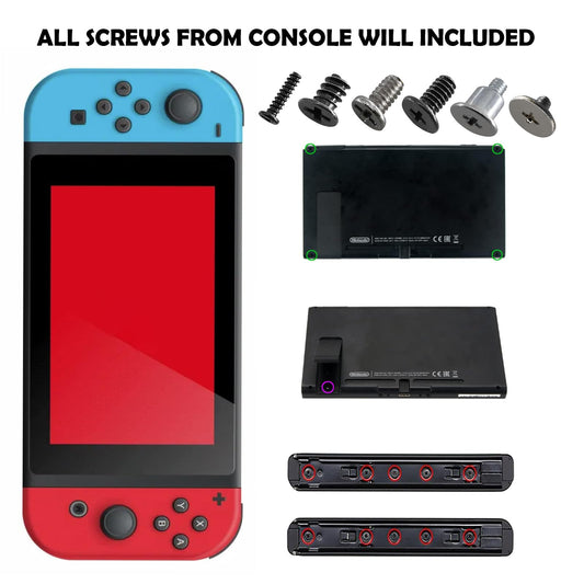 CTHTBZ 40PCS Screwdriver Tool Kit for Nintendo Switch - Includes Tweezer, 1/8 in x 1/2 in Size, Fore Nintendo Switch Color