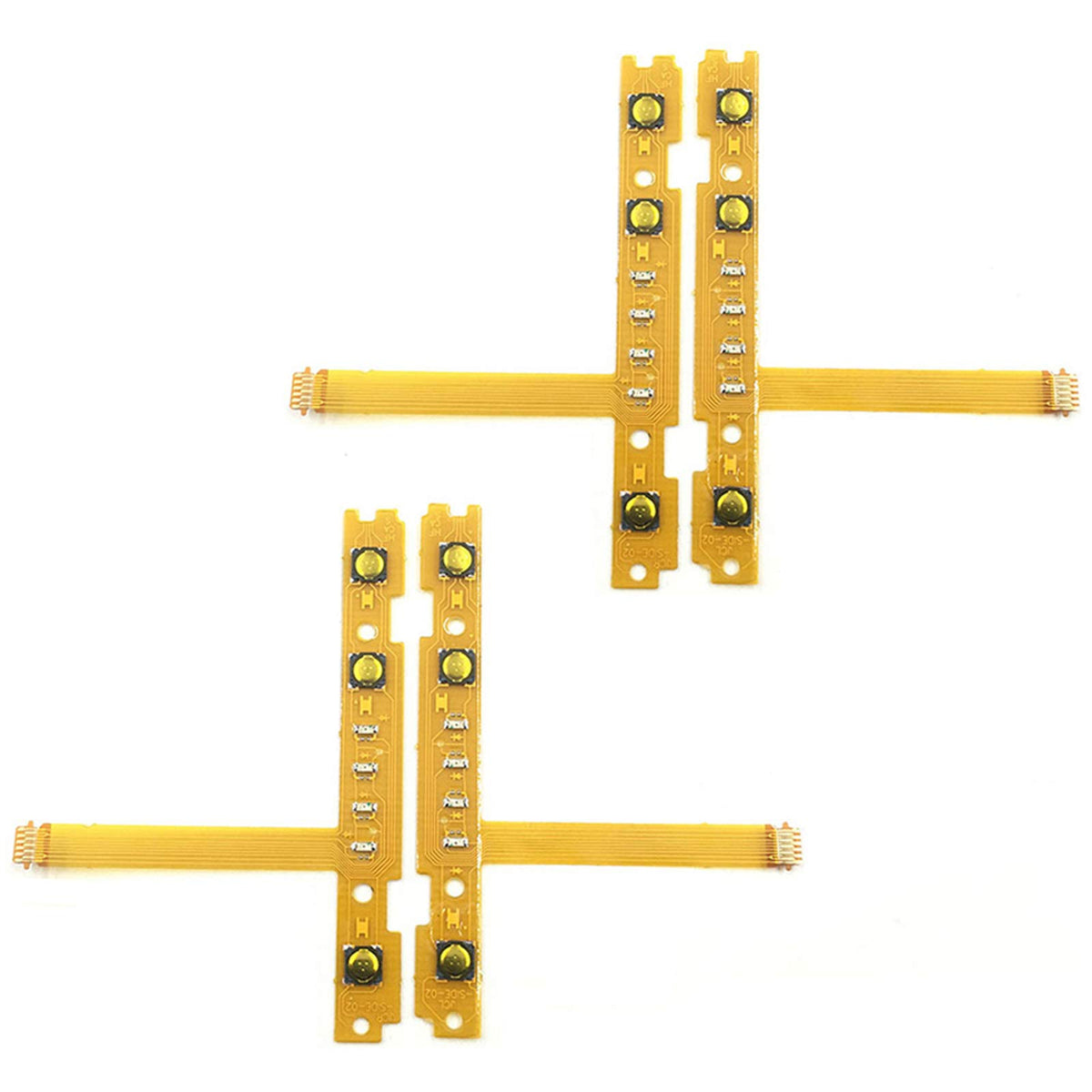 Onyehn 2 Pairs(SL+SR) Right and Left Flex CableButton Key L/R Flex Cable Suit for Nitendo Switch NS/Switch OLED Joy Con Repair Part