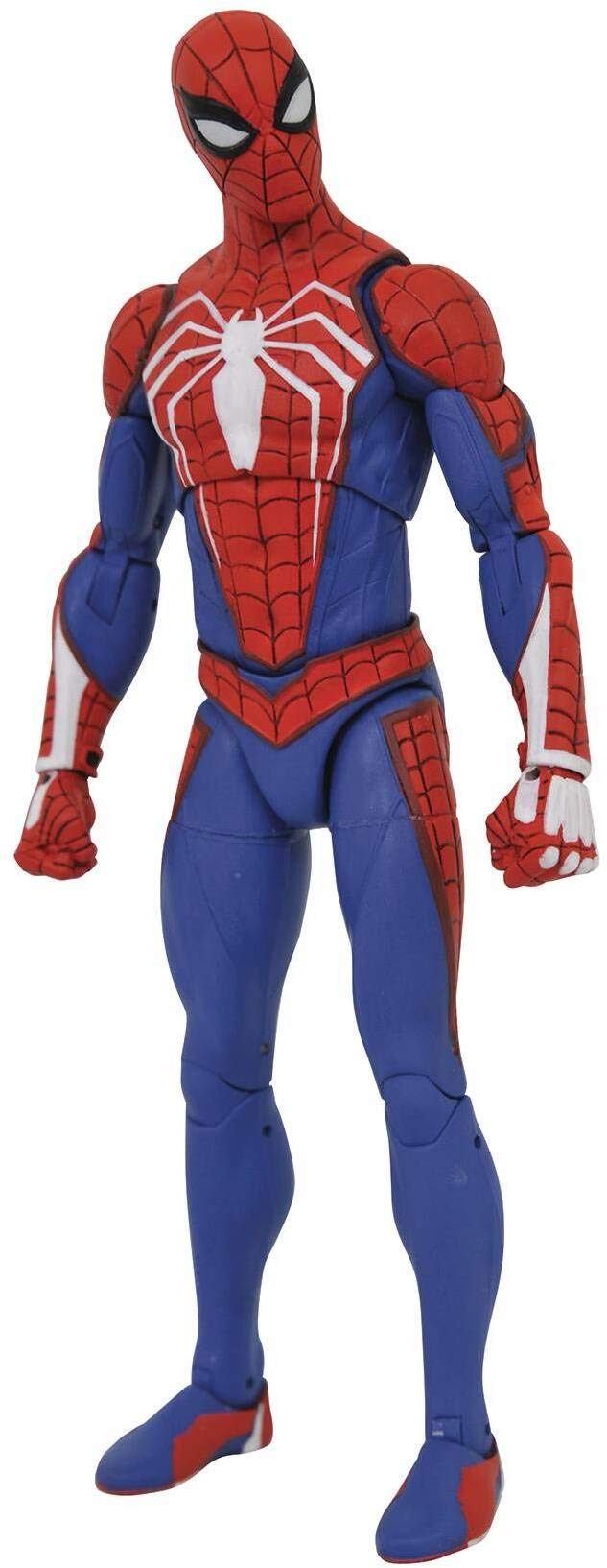 Diamond Select Toys Marvel Select Spider-Man Action Figure - PS4 Version, Multicolor, Model AUG192734