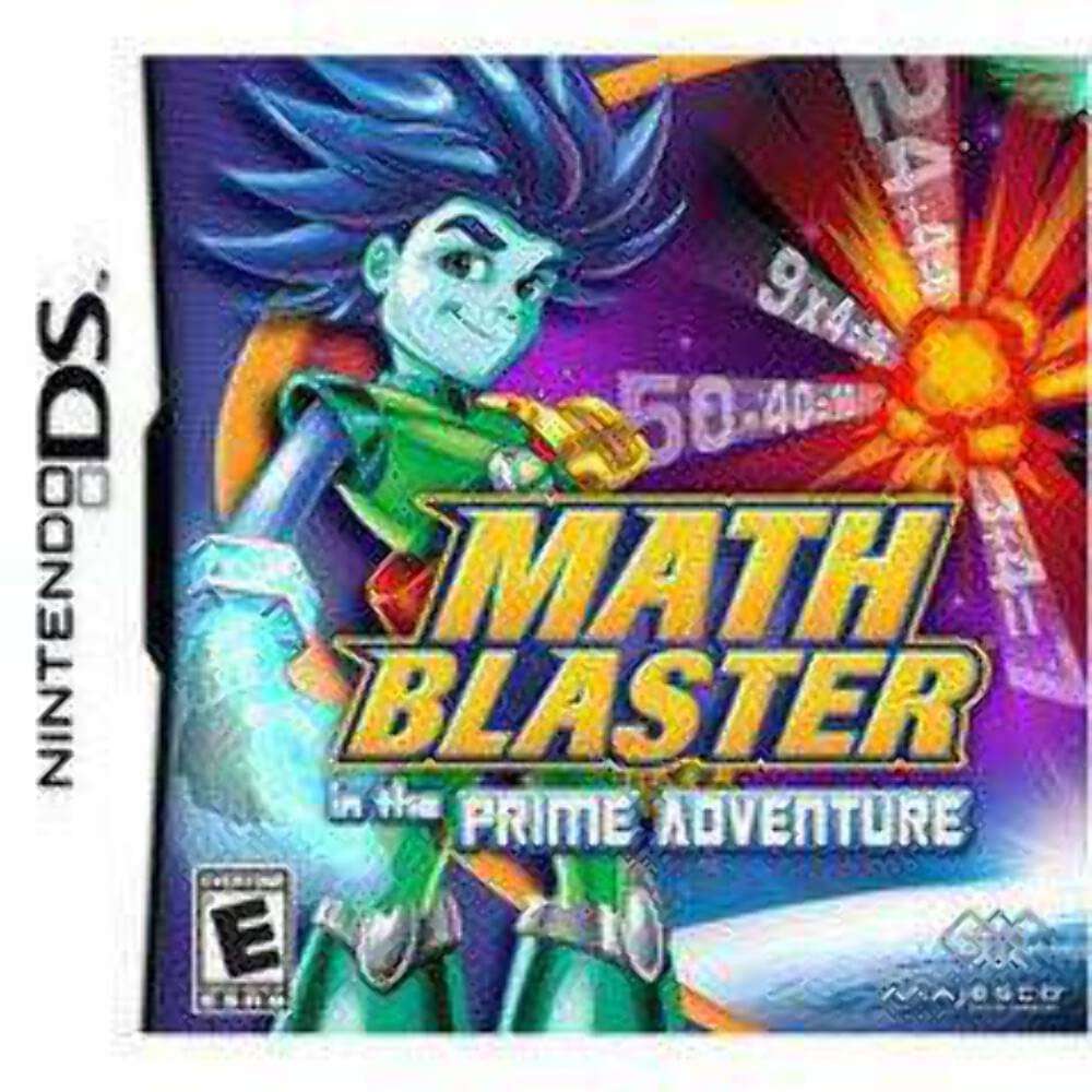 Majesco Math Blaster Prime Adventure NDS Game - Model 096427015659, Engaging Educational Fun for Nintendo DS