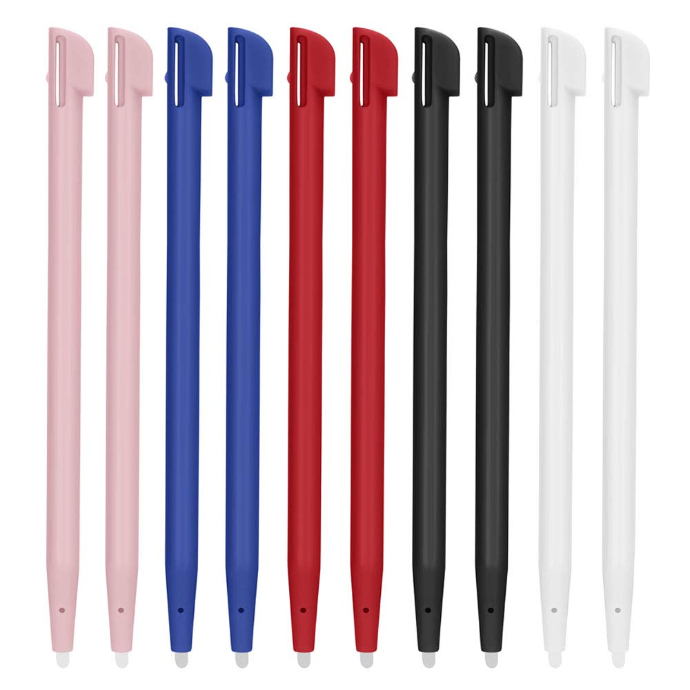 FENGWANGLI 2DS Stylus Pens Set, 10 Pcs Plastic Touch Pens, 5 Colors, Model RTT-2DS-00001