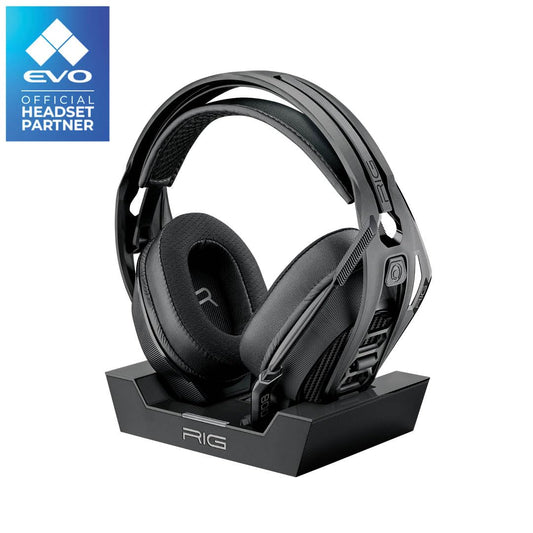 RIG 800 PRO HS Wireless Gaming Headset - Multi-Function Base Station for PS4, PS5, PC, Mac - Black - Up to 60 Hour Battery - Model 10-133