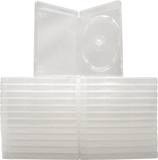 (25) Empty Standard Clear 14MM Replacement Boxes - Compatible with PlayStation 3 (PS3) - #VGBR14PS3CL