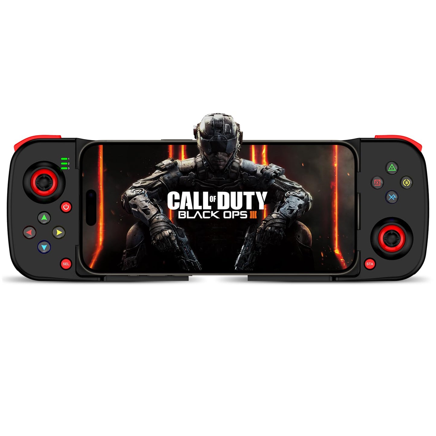 Joso Wireless Game Controller - Bluetooth Gamepad for iOS, Android, PC - Black