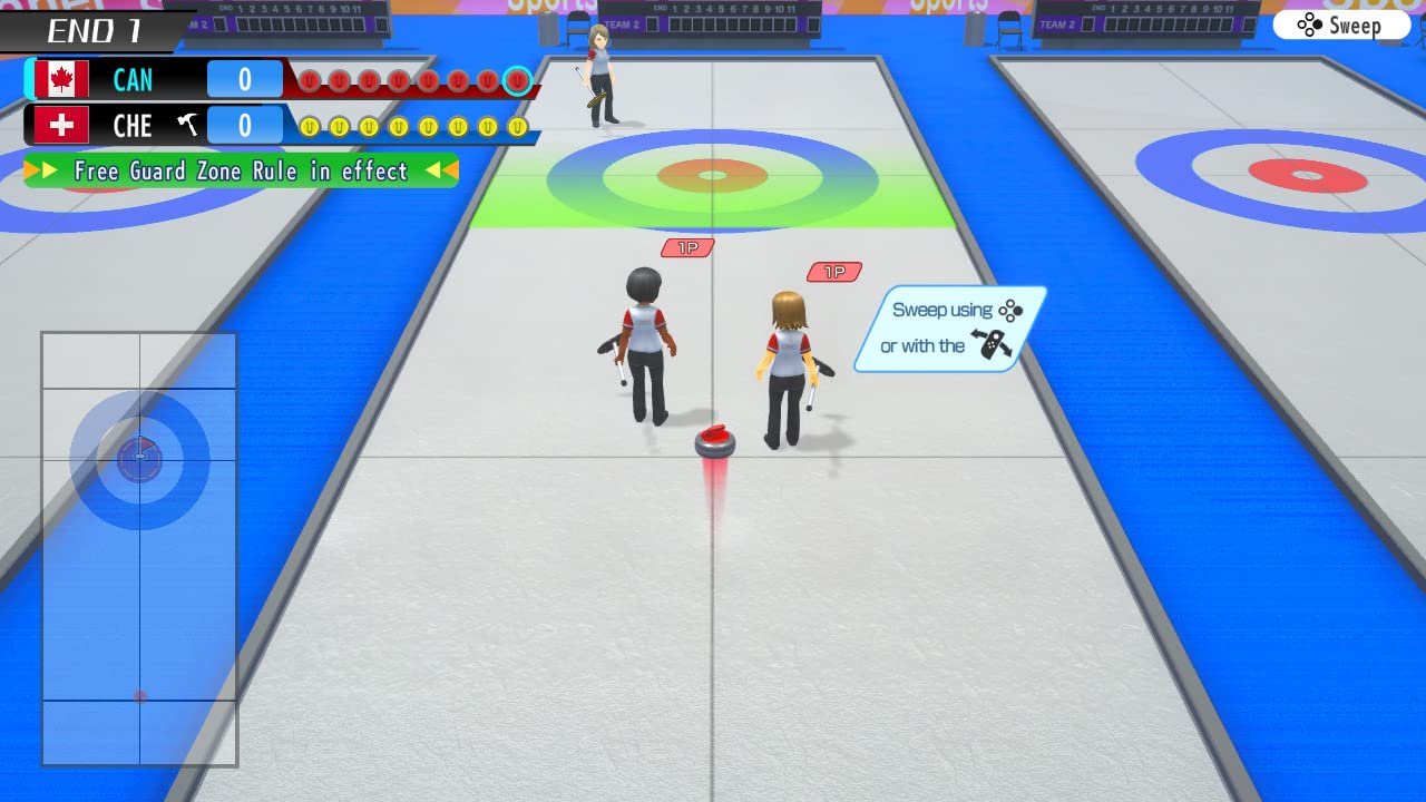 Imagineer Let's Play Curling!! - Nintendo Switch Game, Model IMNR-NSW-LPCURL