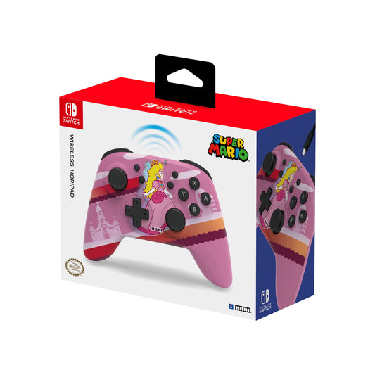 HORI Wireless HORIPAD Pro Controller for Nintendo Switch - Pink, Model NSW-360U, Officially Licensed