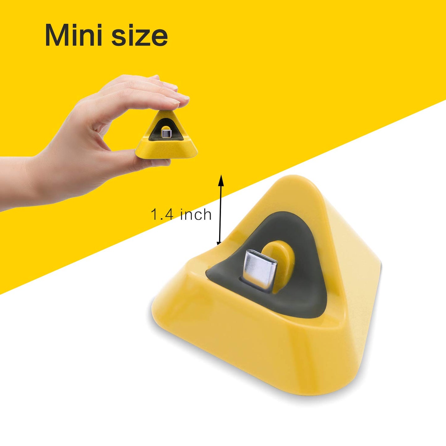 ECHZOVE Charging Dock for Nintendo Switch Lite - Yellow Charger Accessory