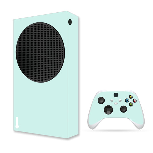 Skin Wrap Compatible with Xbox Series S, Full Set Vinyl Decal Protective Sticker Cover for Game Console & Controller (Green)