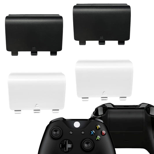 4 Pack Battery Cover for Xbox One&One S/X Controller Cover  Replacement Battery Back Cover for Xbox One S/X Controller Battery Back Shell Covers for Xbox One Controller[NOT for Xbox Series X/S]