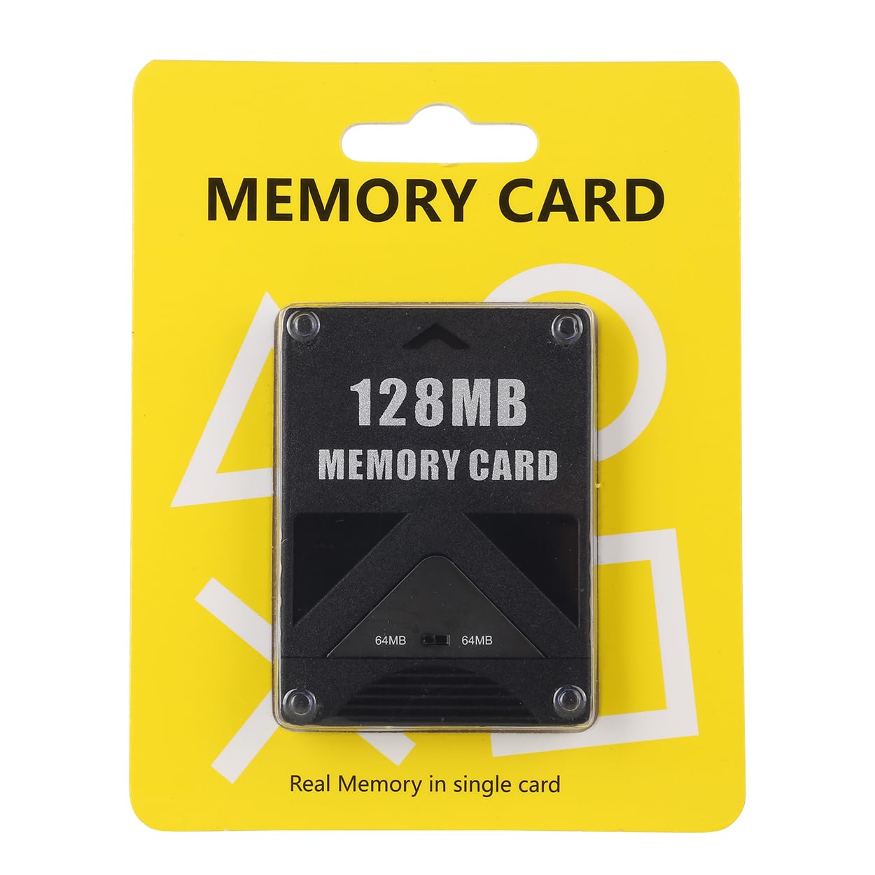 Trenro PS2 Memory Card 128MB - High Capacity Storage for PlayStation 2 Gaming