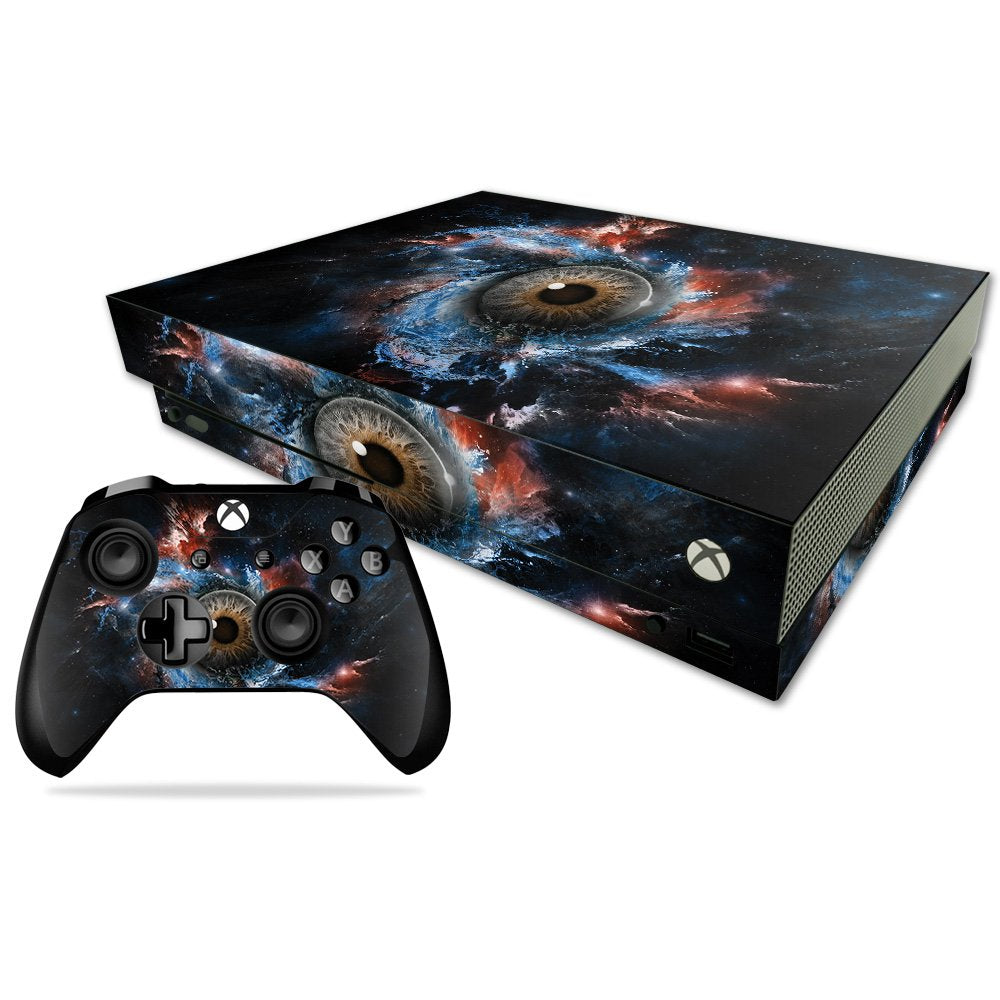 MIGHTY SKINS Xbox One X Skin - Eye See You Vinyl Decal Wrap, Durable & Unique Design, Easy to Apply & Remove, Model MIXBONXCMB-Eye See You
