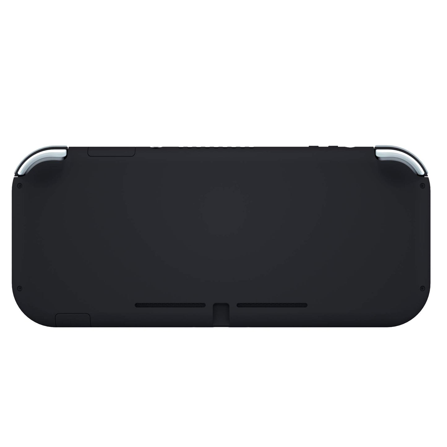 eXtremeRate Soft Touch Black Replacement Shell for Nintendo Switch Lite, ABS Material, Model DLP309, Custom Case Cover with Screen Protector