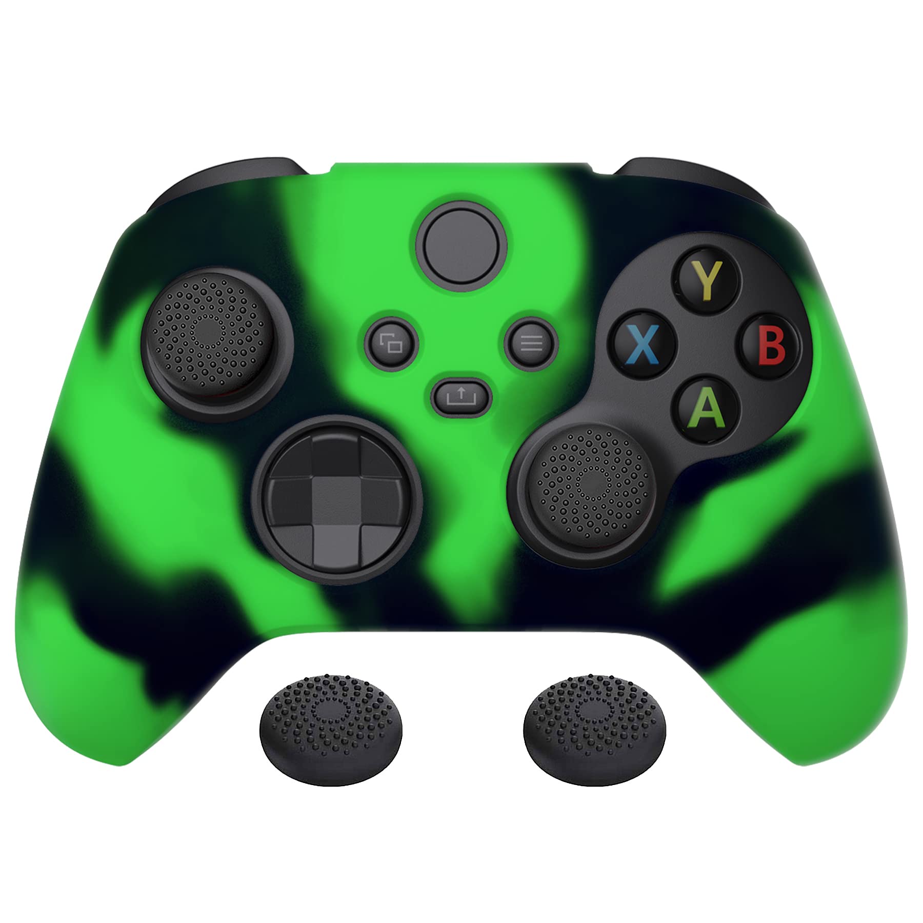 PlayVital Camouflage Soft Anti-Slip Silicone Cover for Xbox Series X Controller, Rubber Case Protector for Xbox Core Wireless Co
