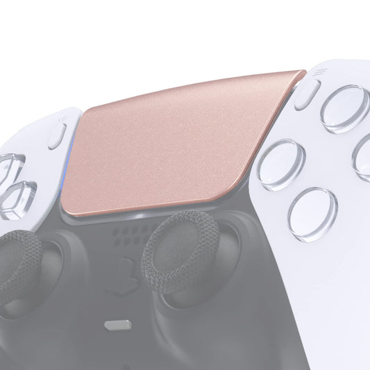 eXtremeRate Replacement Touchpad Cover for PS5 Controller - Metallic Rose Gold, Model JPF4040