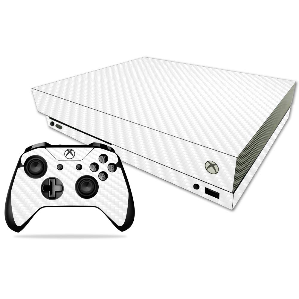MightySkins Carbon Fiber Skin for Microsoft Xbox One X - Football | Protective  Durable Textured Carbon Fiber Finish | Easy to Apply  Remove  and Change Styles | Made in The USA