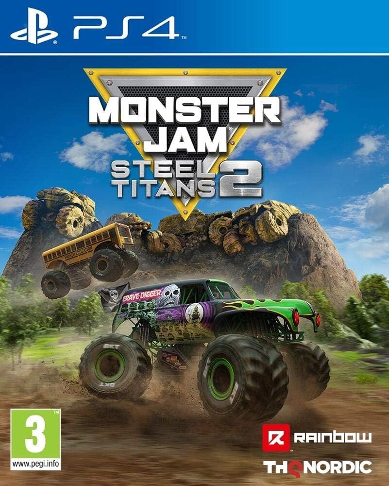 THQ Nordic Monster Jam Steel Titans 2 - PS4 Game, Model 194588, Exciting Monster Truck Action