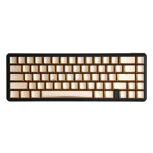 IROK CD67 RGB 60% Gaming Keyboard - Hot-Swappable Red Switches, Full Metal, Wired, Gold Finish