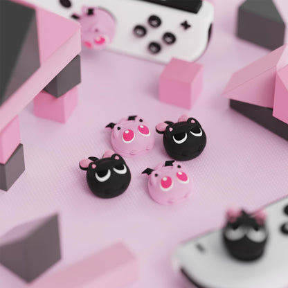 PlayVital Thumb Grip Caps for Nintendo Switch & Lite - Joystick Covers, Model NJM1210, For Switch/OLED/Lite (B)