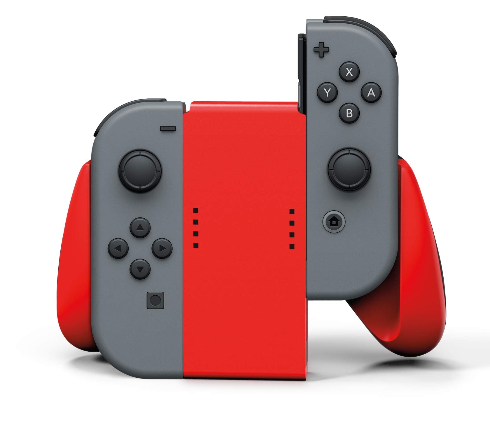 PowerA Joy Con Comfort Grips for Nintendo Switch - Red Color, Model: Red