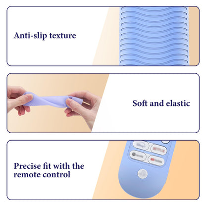 GEEKRIA Remote Control Cover for PS5 - Shock-Absorbing Silicone Skin Sleeve, Full Body Protection, Blue