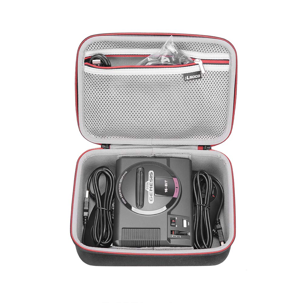 RLSOCO Carrying Case for Sega Genesis Mini 2/Genesis Mini - Black, Model: Genesis Mini 1 Gen