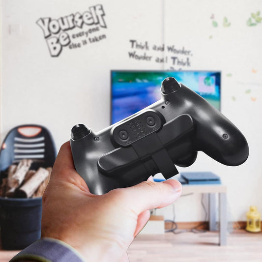 Semaiki PS4 Controller Back Paddles - Turbo & Memory Function, Black Dominator Mod Kit