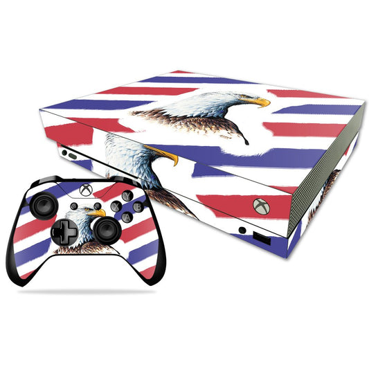 MIGHTY SKINS Xbox One X Skin - Eagle Head Vinyl Decal Wrap, Durable & Easy to Apply, Model MIXBONXCMB-Eagle Head