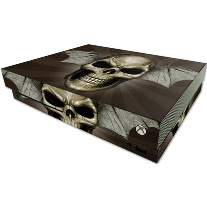 MIGHTY SKINS MightySkins Skin for Microsoft One X Console - Skeletor, Durable Vinyl Decal, Easy Apply/Remove, Made in USA