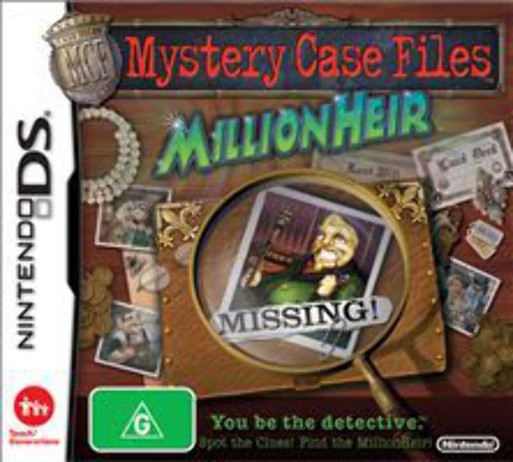 Nintendo Mystery Case Files: MillionHeir - NTRPYFCE Adventure Game