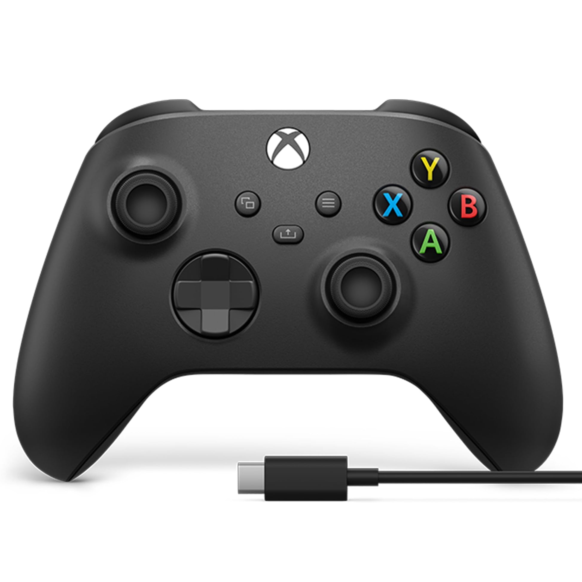 Xbox Wireless Gaming Controller + USB-C Cable (2025) - Carbon Black - Play on Xbox  Windows  Android  iOS  FireTV Sticks  Smart TVs  VR Headsets